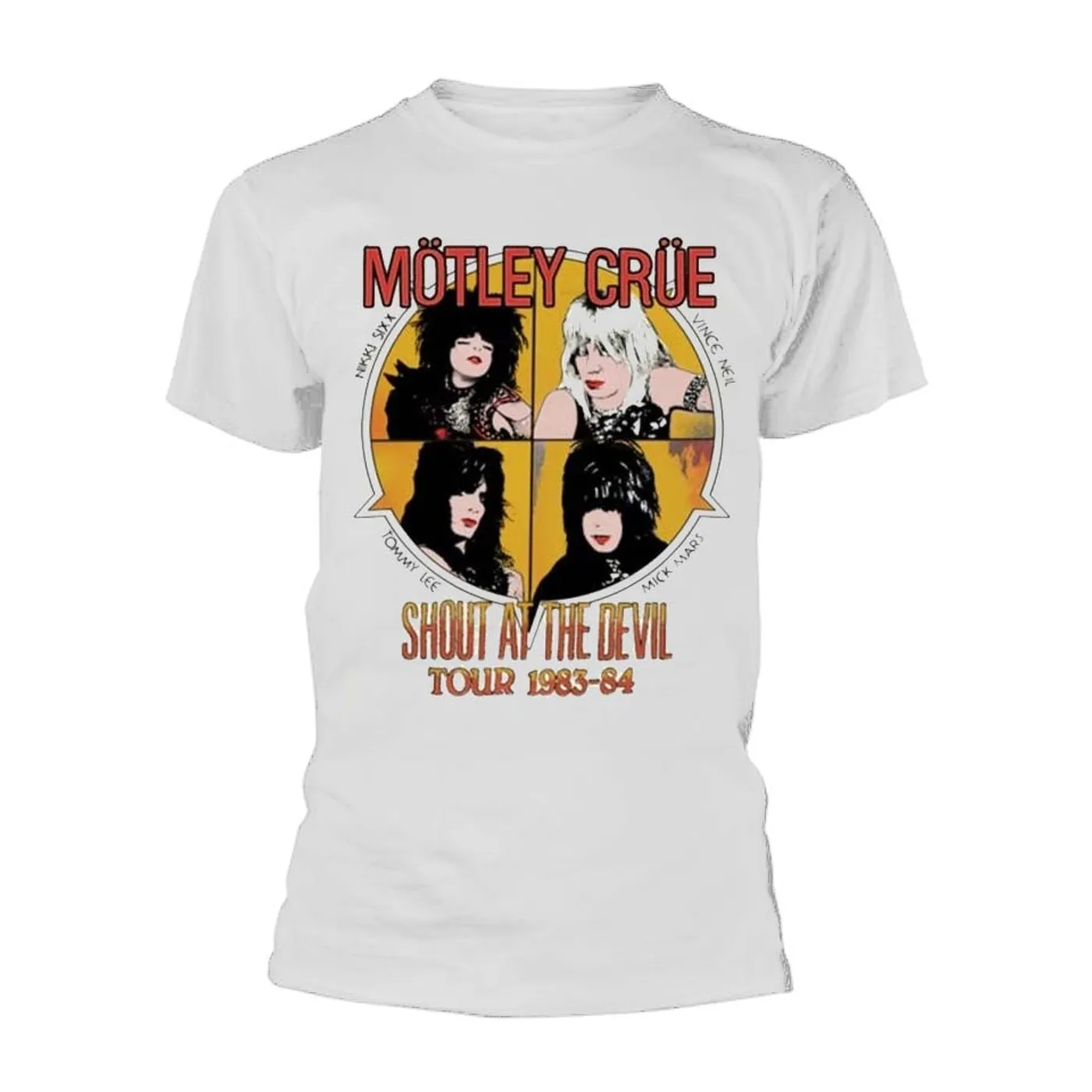Mötley Crüe Vintage T Shirt - Shout At The Devil Amplified Vintage