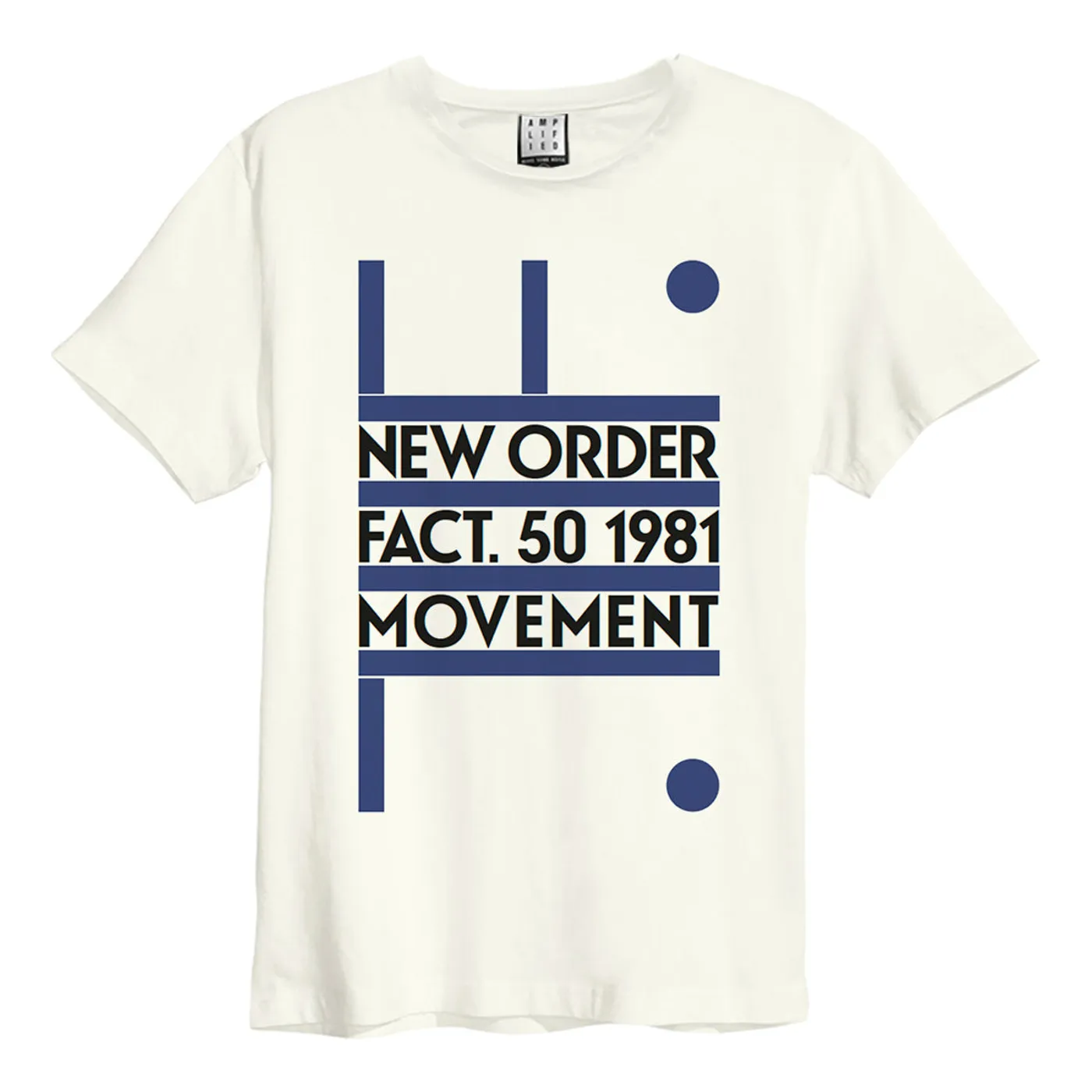 New Order   T Shirt -  Movement Amplified Vintage