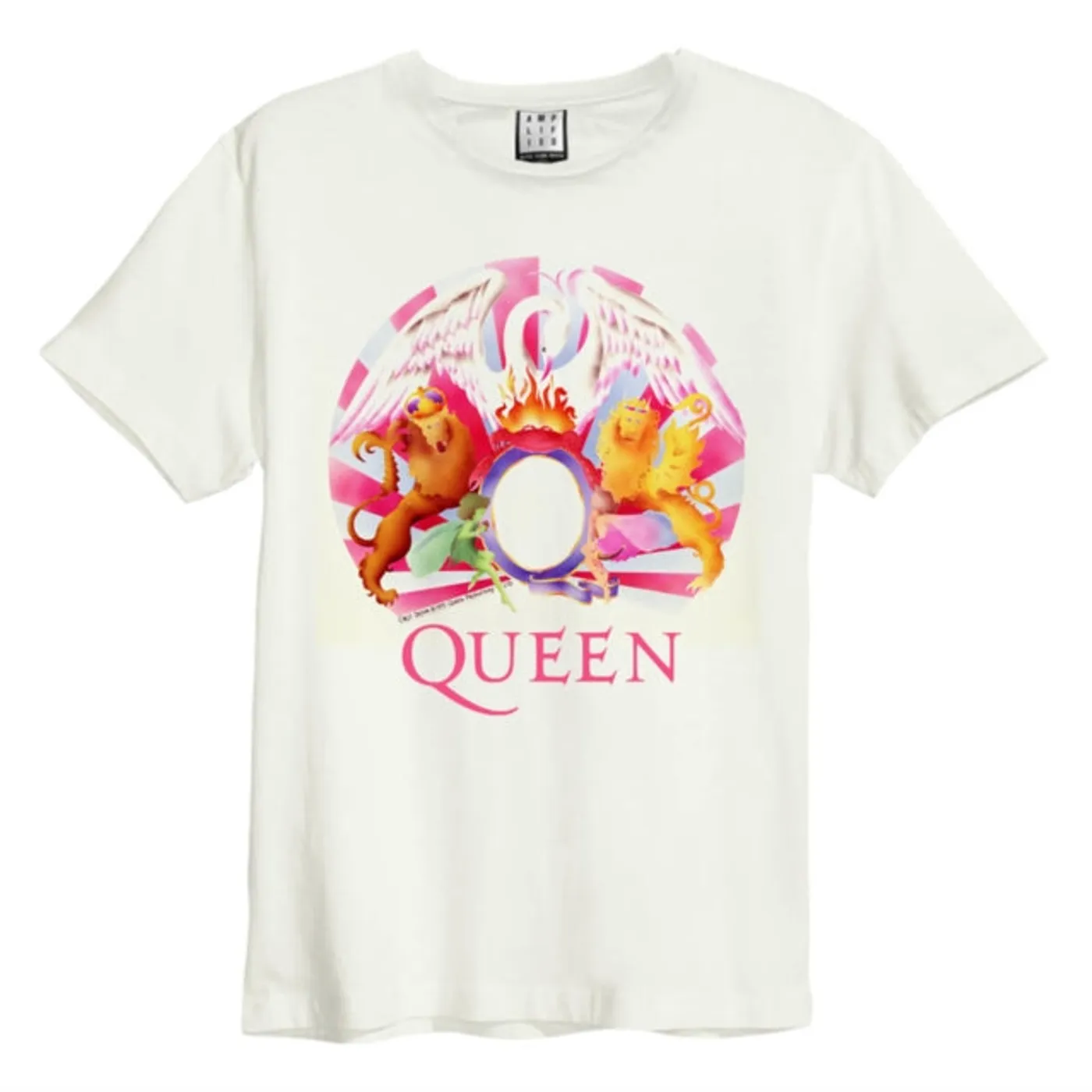 Queen  T Shirt -  Night At The Opera Crest Amplified Vintage