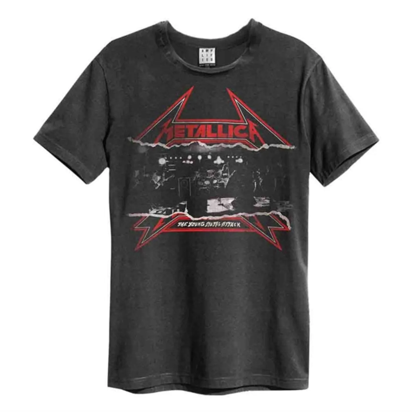 Metallica  T Shirt -  Young Metal Attack Amplified Vintage