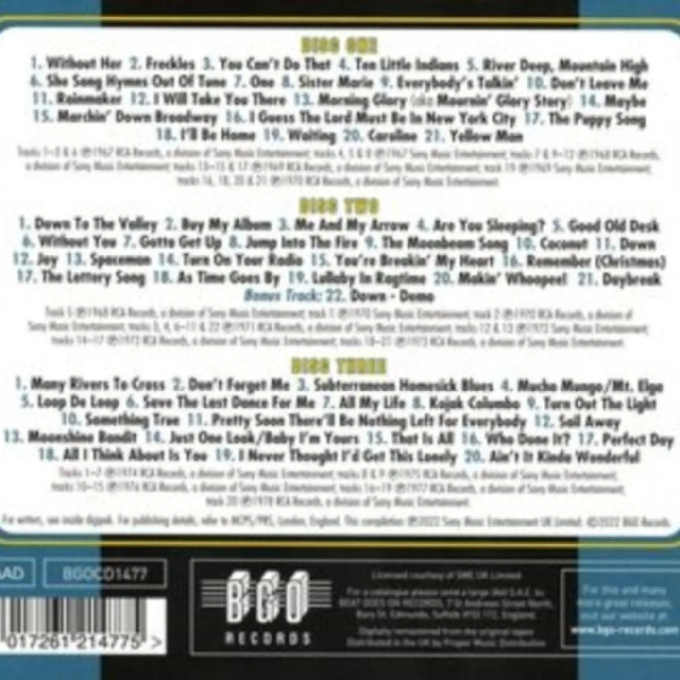 Harry Nilsson CD - A'S And B'S