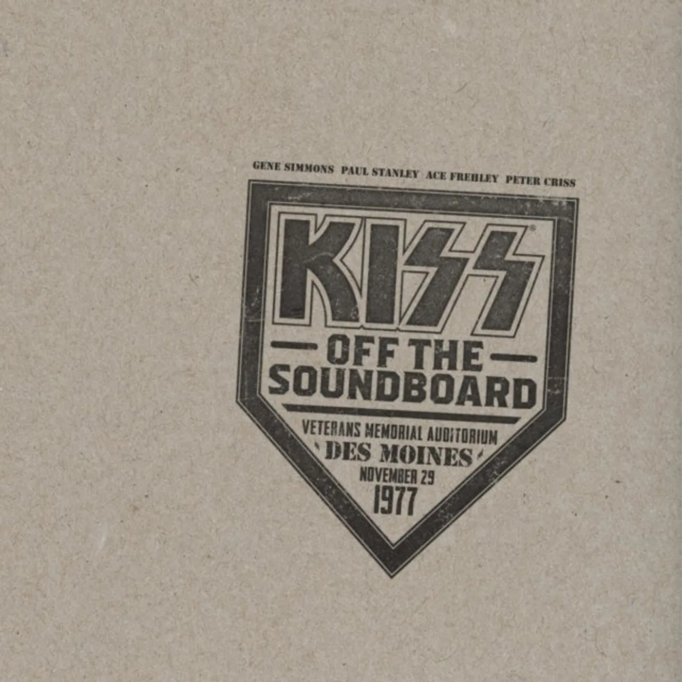 Kiss CD - Off The Soundboard: Des Moines - November 29. 1977
