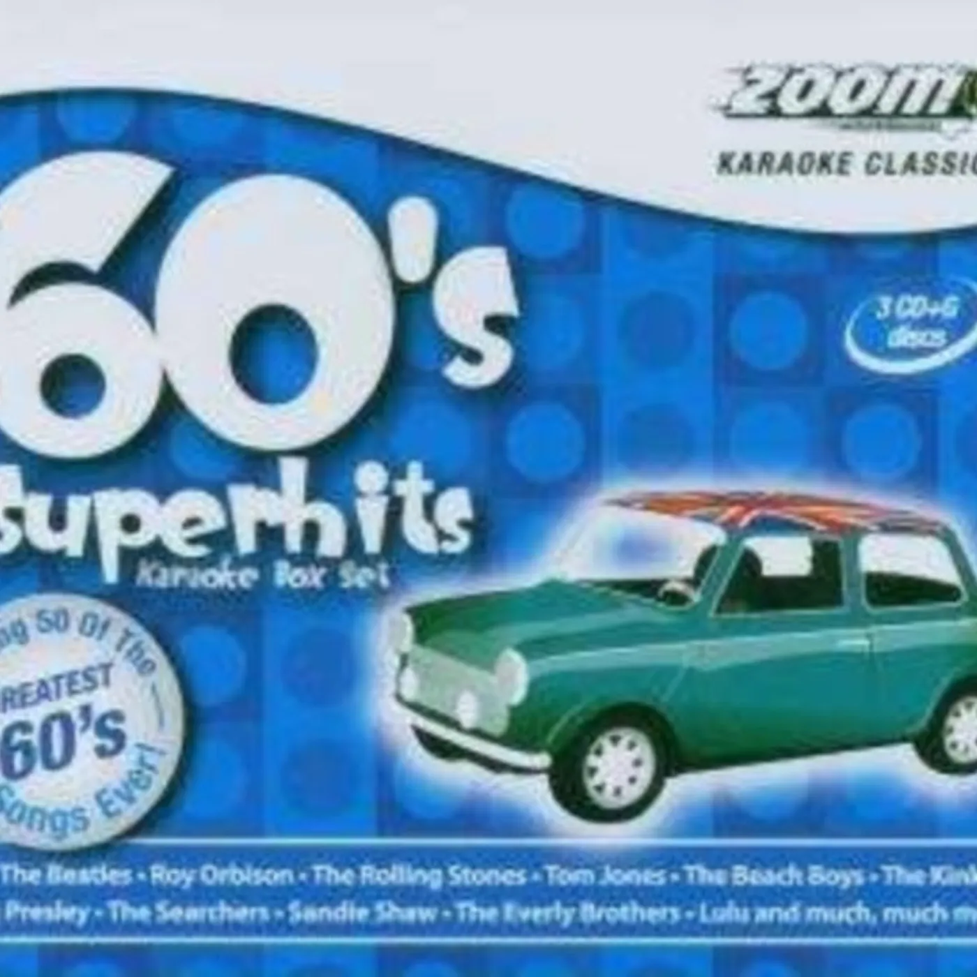 Zoom Karaoke CD - Karaoke Classics: 60S Superhits Box Set - 75 Songs (Cd+G)