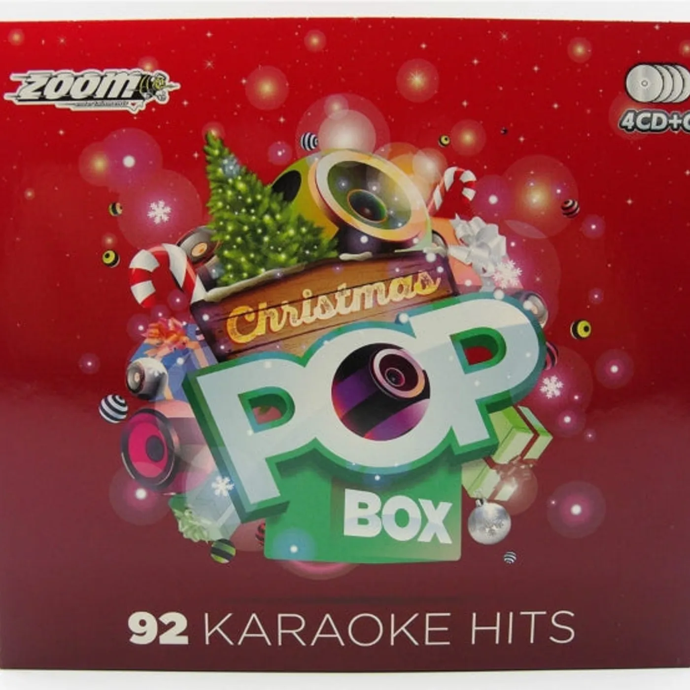 Zoom Karaoke CD - Christmas Pop Box Party Pack - 92 Songs (Cd+G)