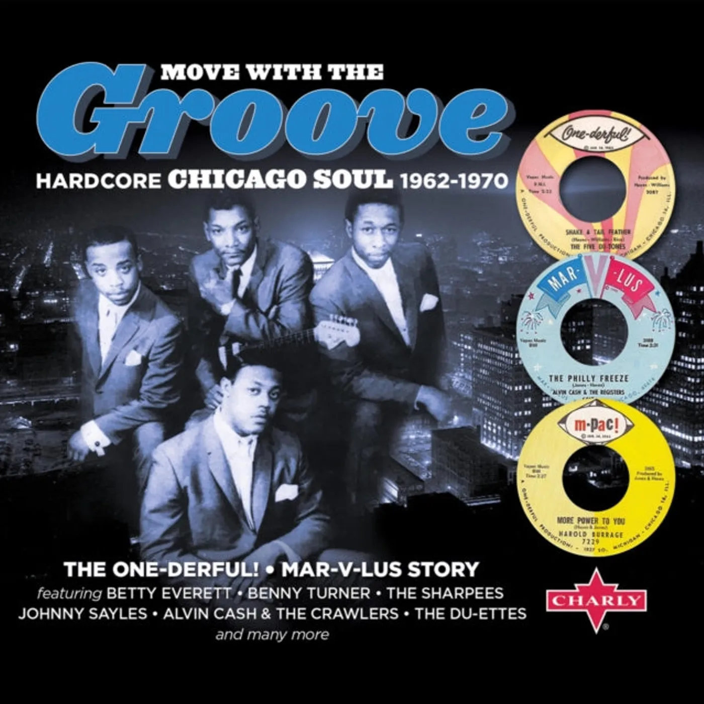 Various Artists CD - Move With The Groove (Hardcore Chicago Soul 1962-1970) (Deluxe Digibook)