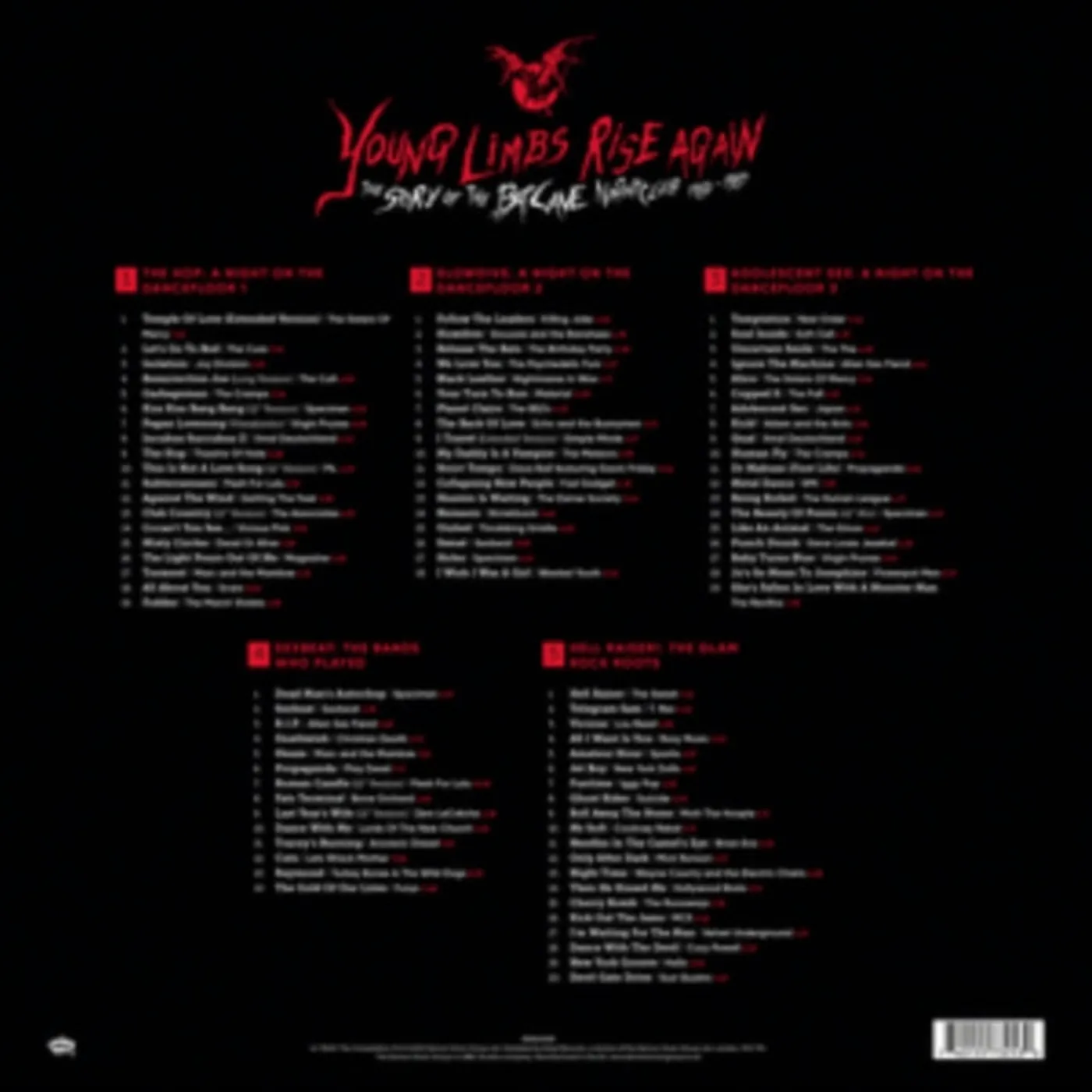 Various Artists CD - Young Limbs Rise Again - The Story Of The Batcave Nightclub 1982-1985