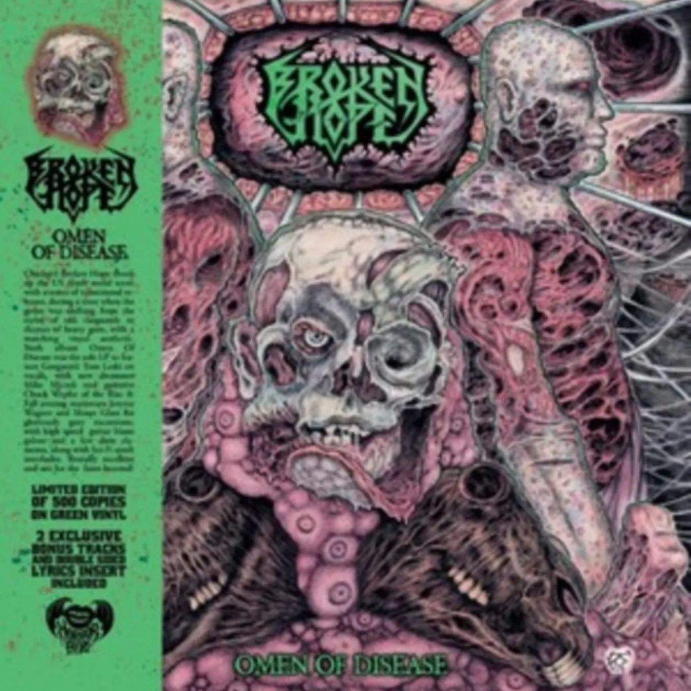 Broken Hope LP - Omen Of Disease (Green Vinyl)