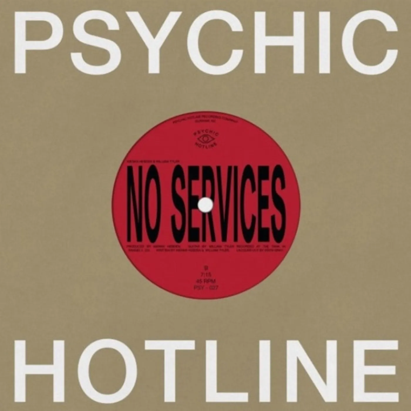 Kieran Hebden & William Tyler Kieran Hebden (Four Tet) & William Tyler LP - Darkness Darkness / No Services (Vinyl)