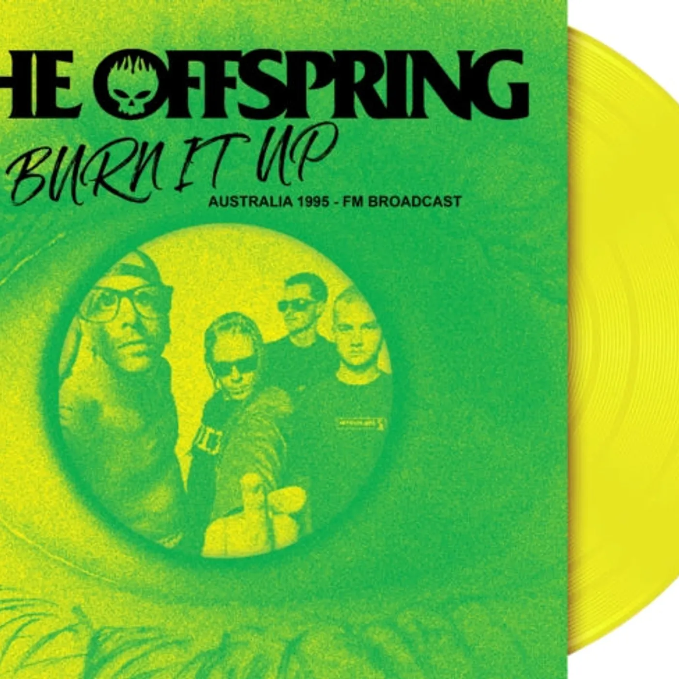The Offspring LP - Burin It Up - Australia 1995 - Fm Broadcast (Yellow Vinyl)