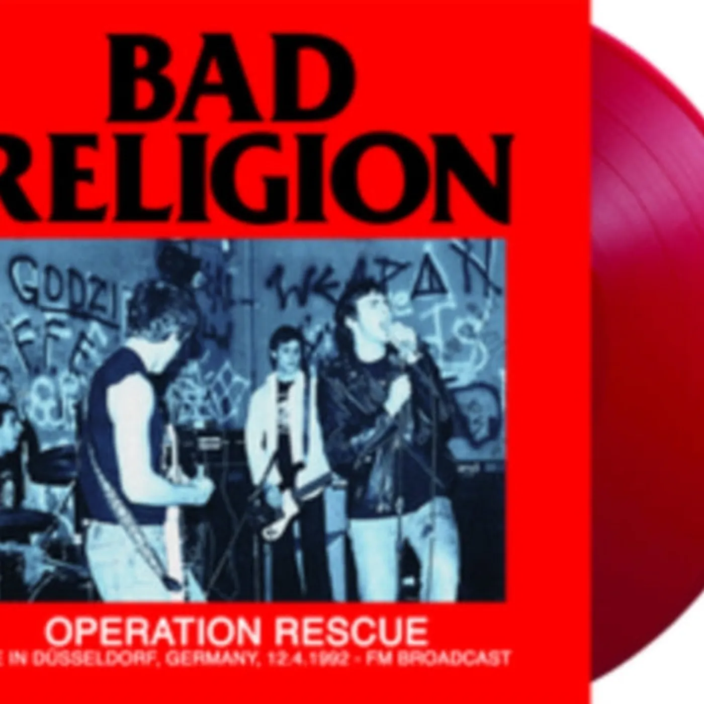  Bad Religion LP - Operation Rescue - Live In Dusseldorf. Germany. 12.4.1992 - Fm Broadcast (Coloured Vinyl)