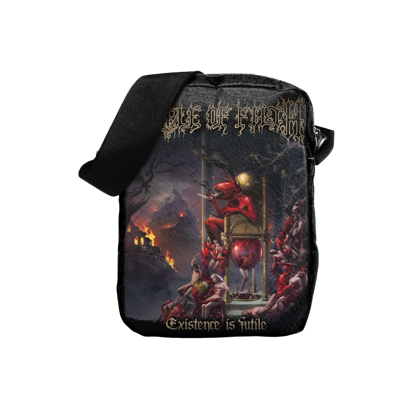 Rocksax Cradle Of Filth Crossbody Bag - Existence Is Futile
