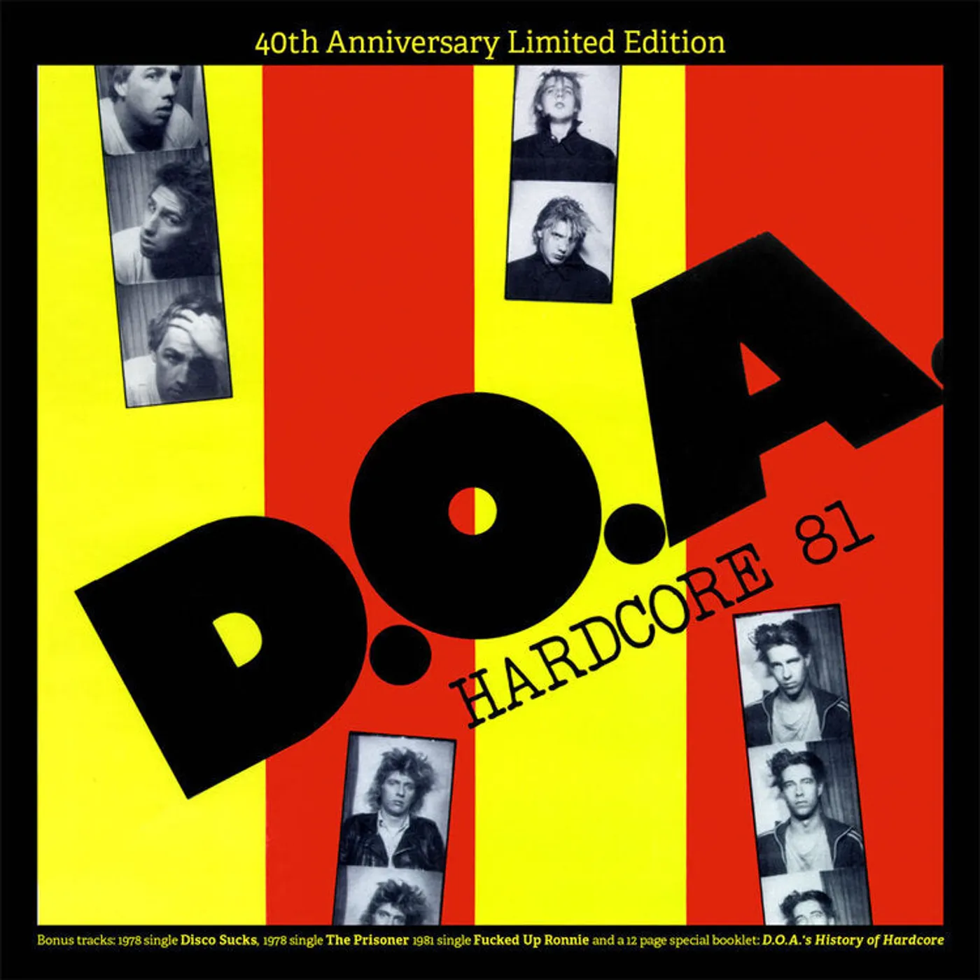 D.O.A. LP - Hardcore 81 (White Vinyl)