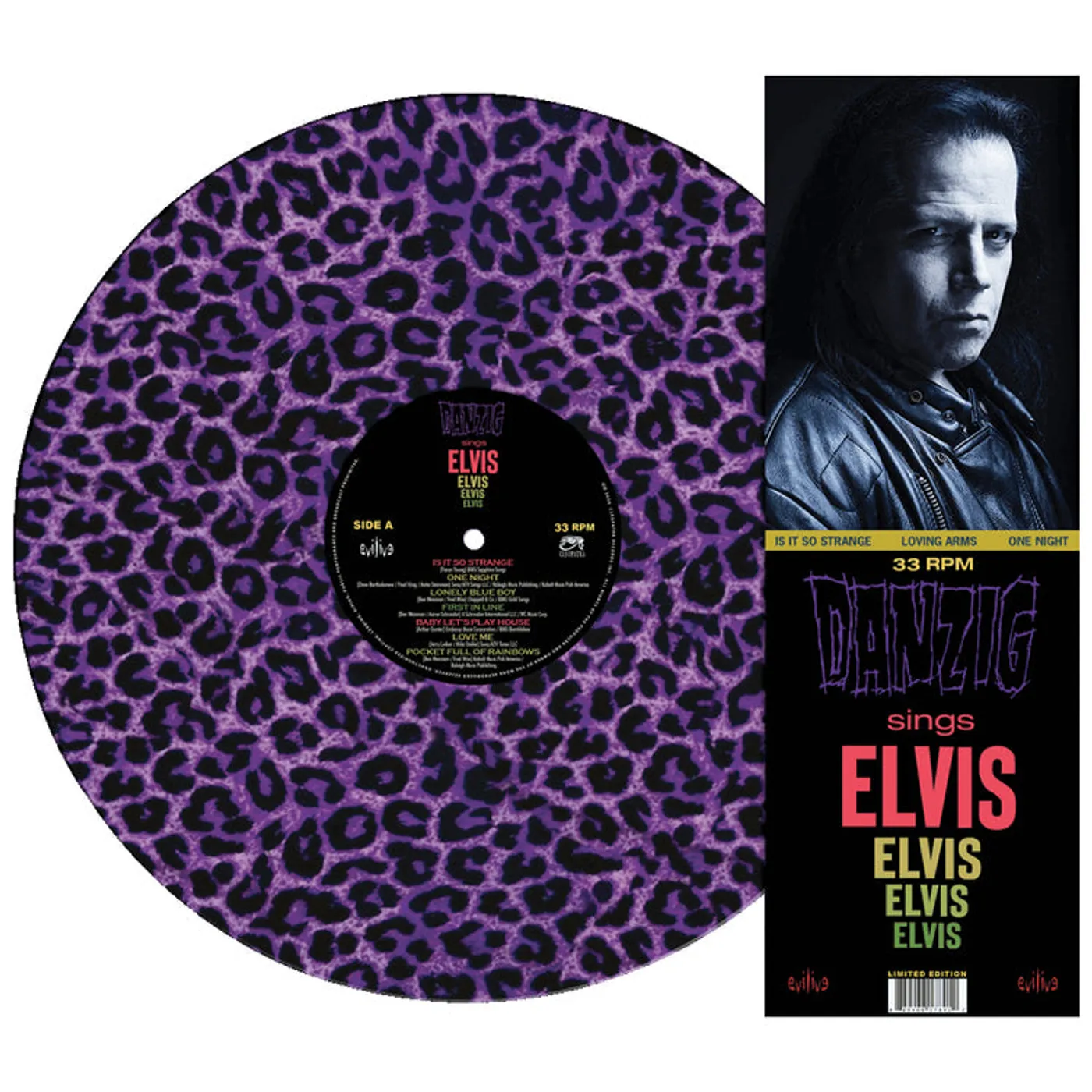 Danzig LP - Sings Elvis (Purple Leopard Print) (Vinyl)