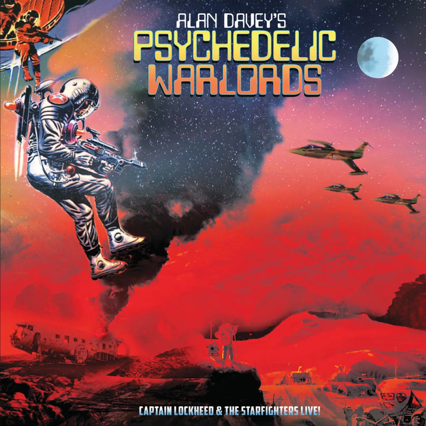  Alan Daveys Psychedelic Warlo LP - Captain Lockheed And The Starf (Vinyl)