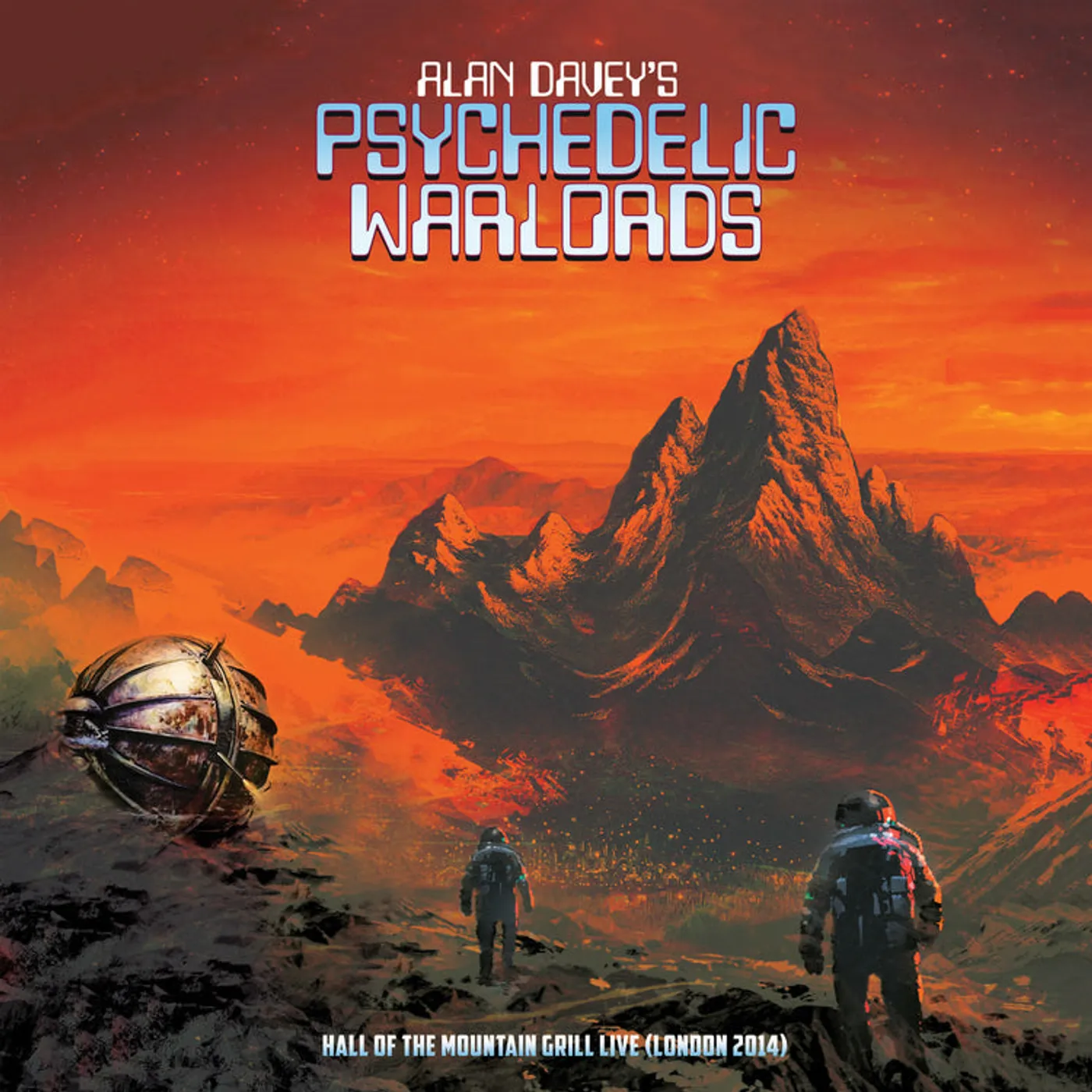  Alan Daveys Psychedelic Warlo LP - Hall Of The Mountain Grill Liv (Vinyl)