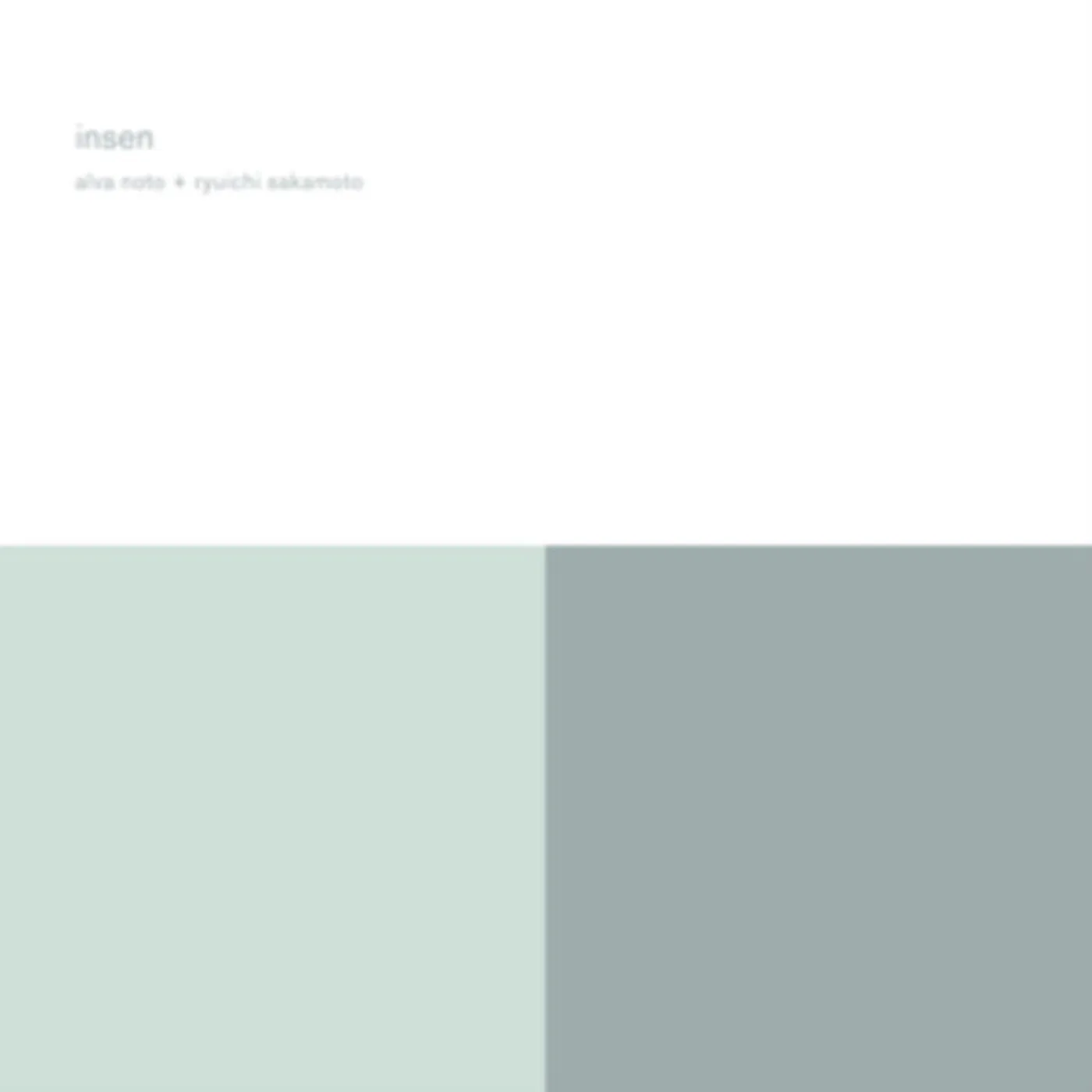 Alva Noto And Ryuichi Sakamoto LP - Insen (Remaster) (Vinyl)
