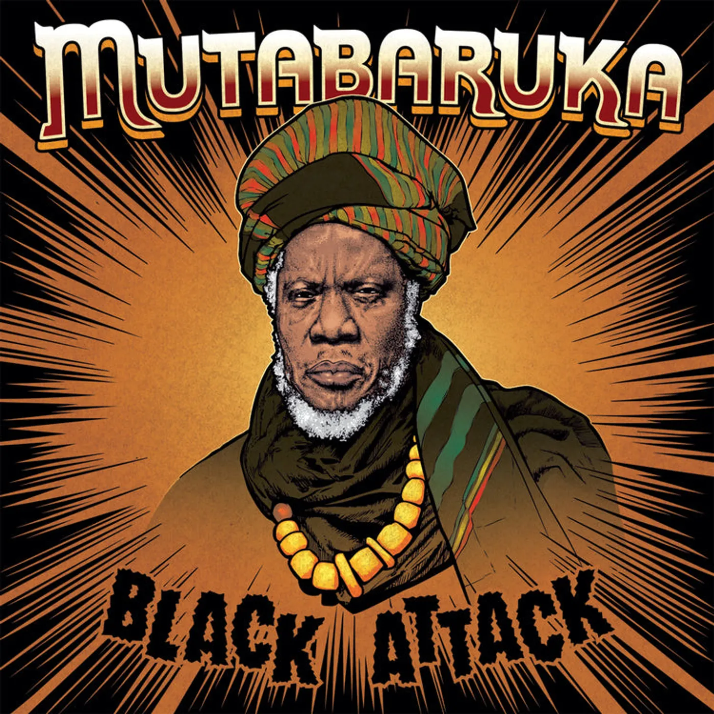 Mutabaruka LP - Black Attack (Vinyl)