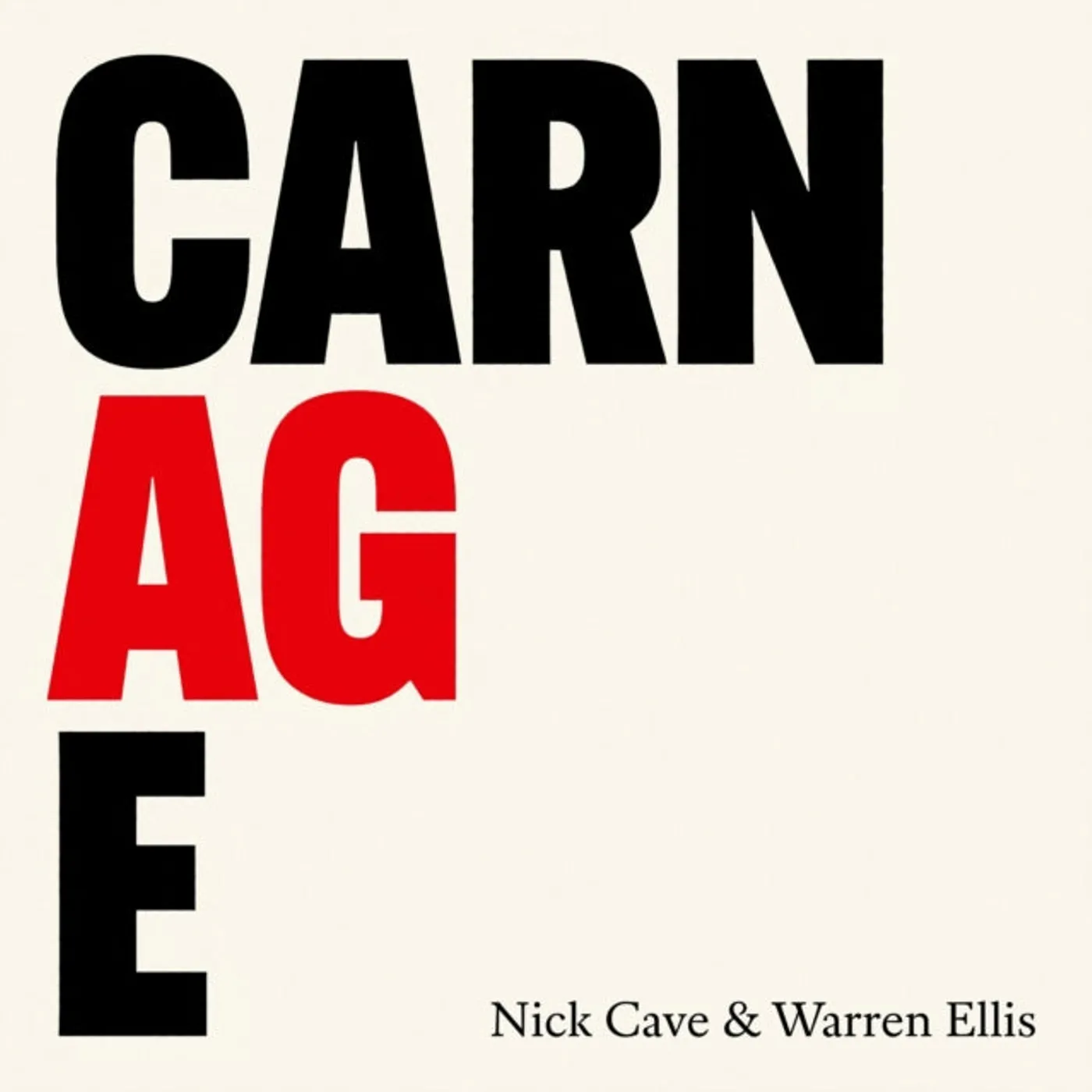 Nick Cave & The Bad Seeds LP - Carnage (Vinyl)