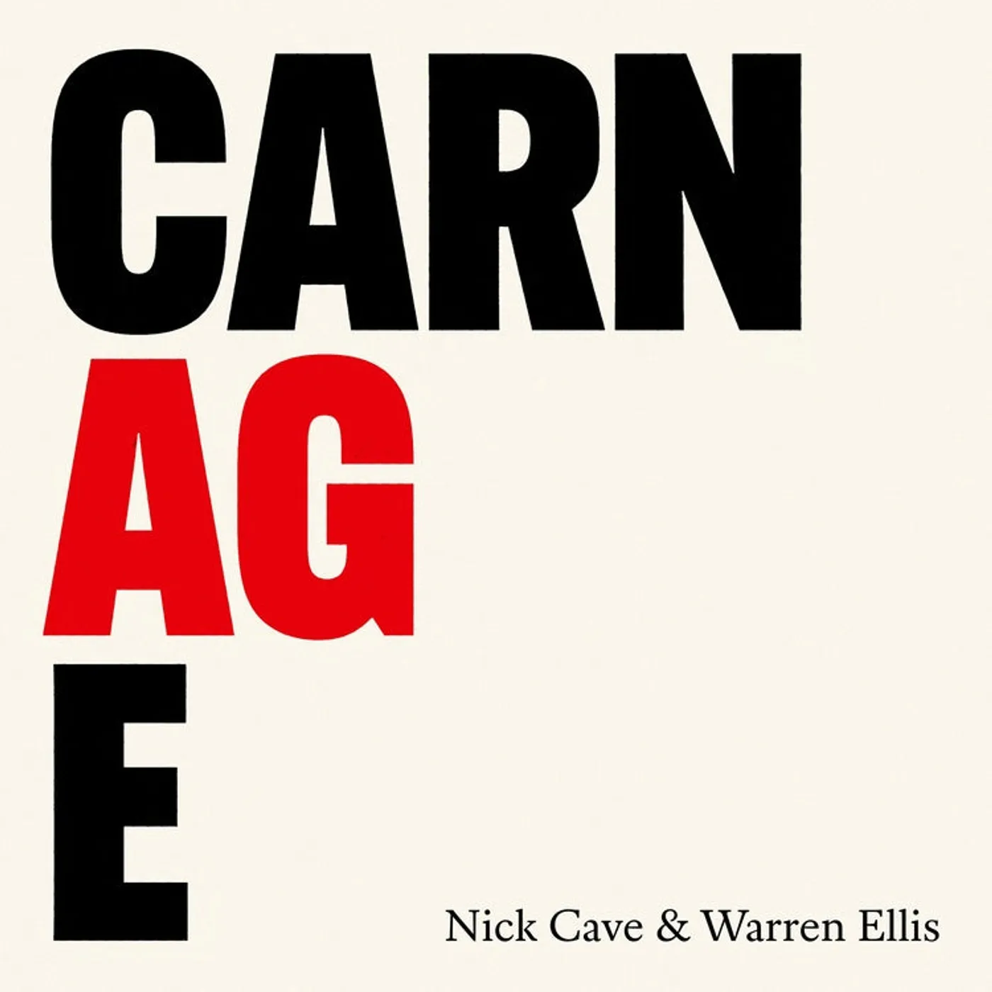 Nick Cave & The Bad Seeds LP - Carnage (Vinyl)
