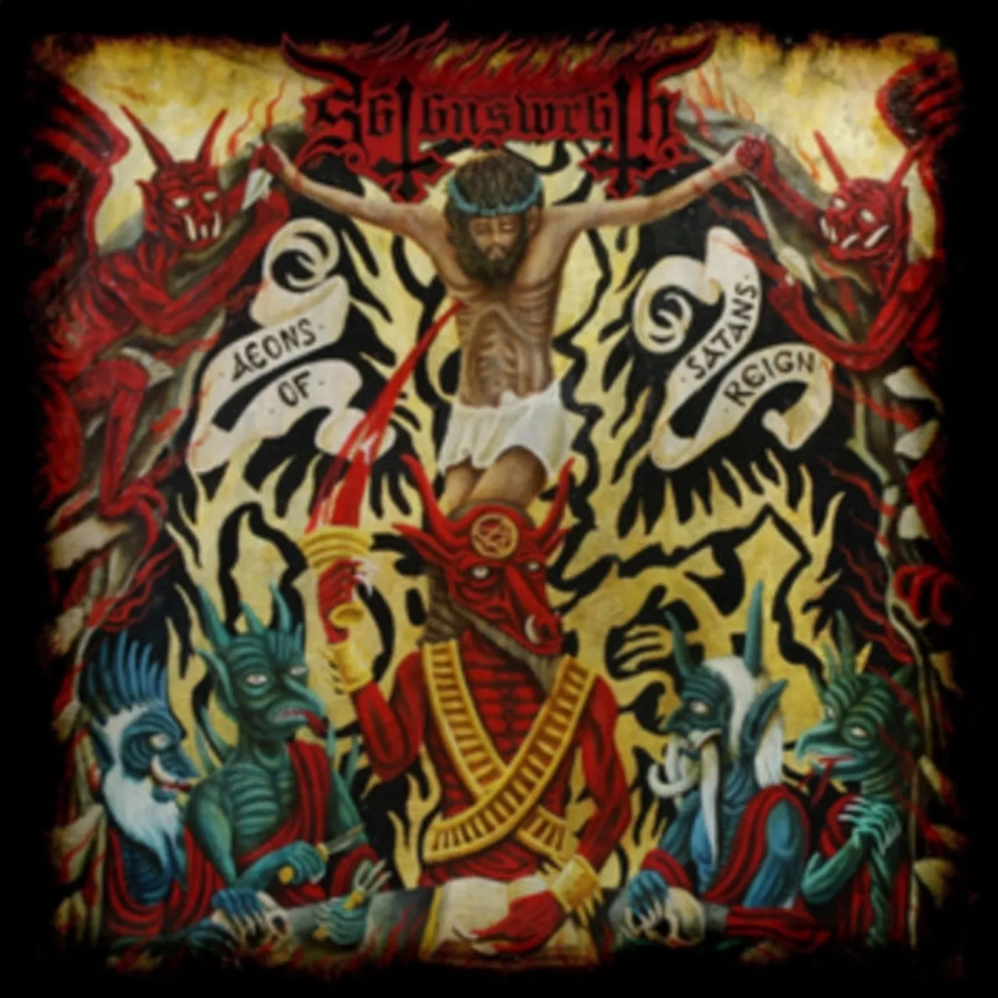 Satans Wrath LP - Aeons Of Satans Reign (Vinyl)