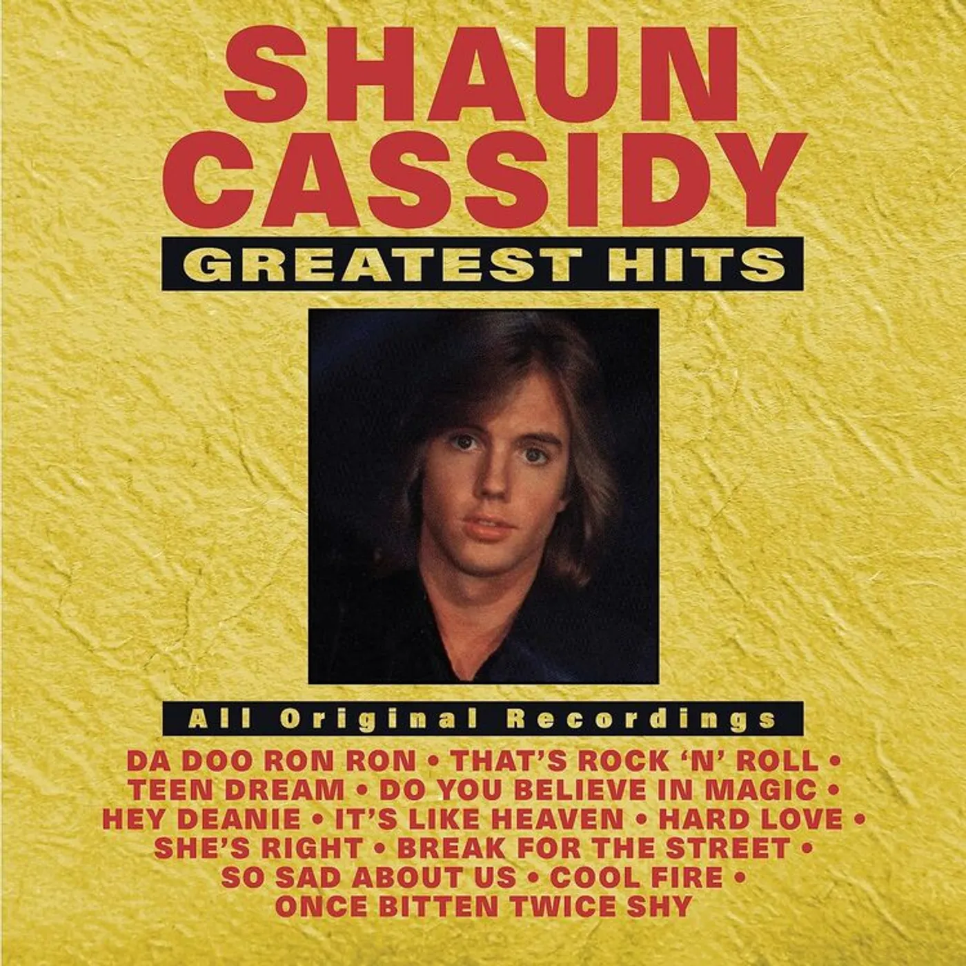 Shaun Cassidy LP - Greatest Hits (Vinyl)