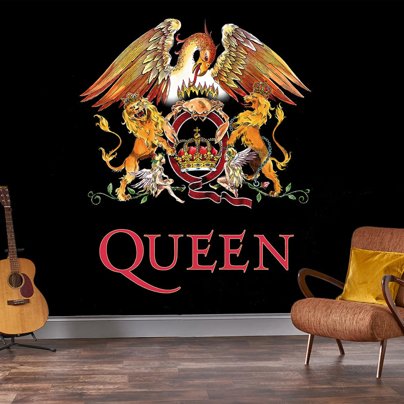 Rock Roll Queen Mural - Crest