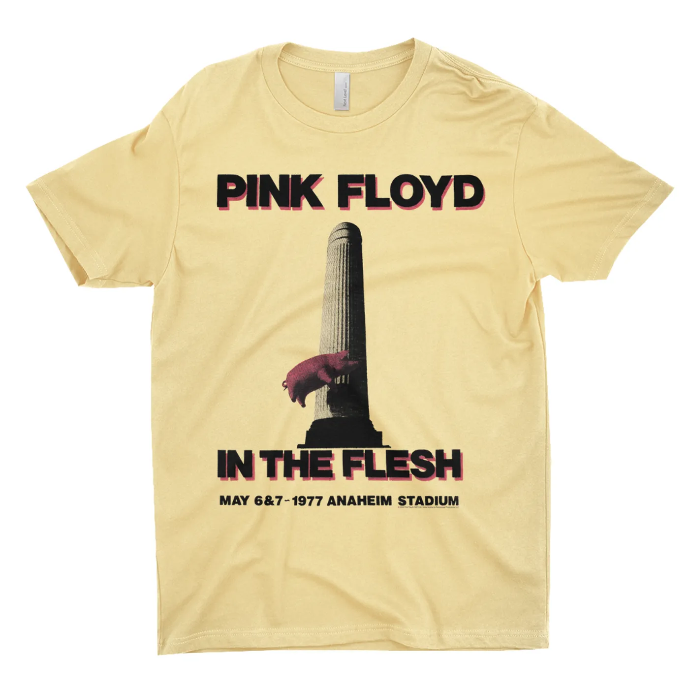 Pink Floyd T-Shirt | In The Flesh 1977 Anaheim Stadium Concert Pink Floyd Shirt