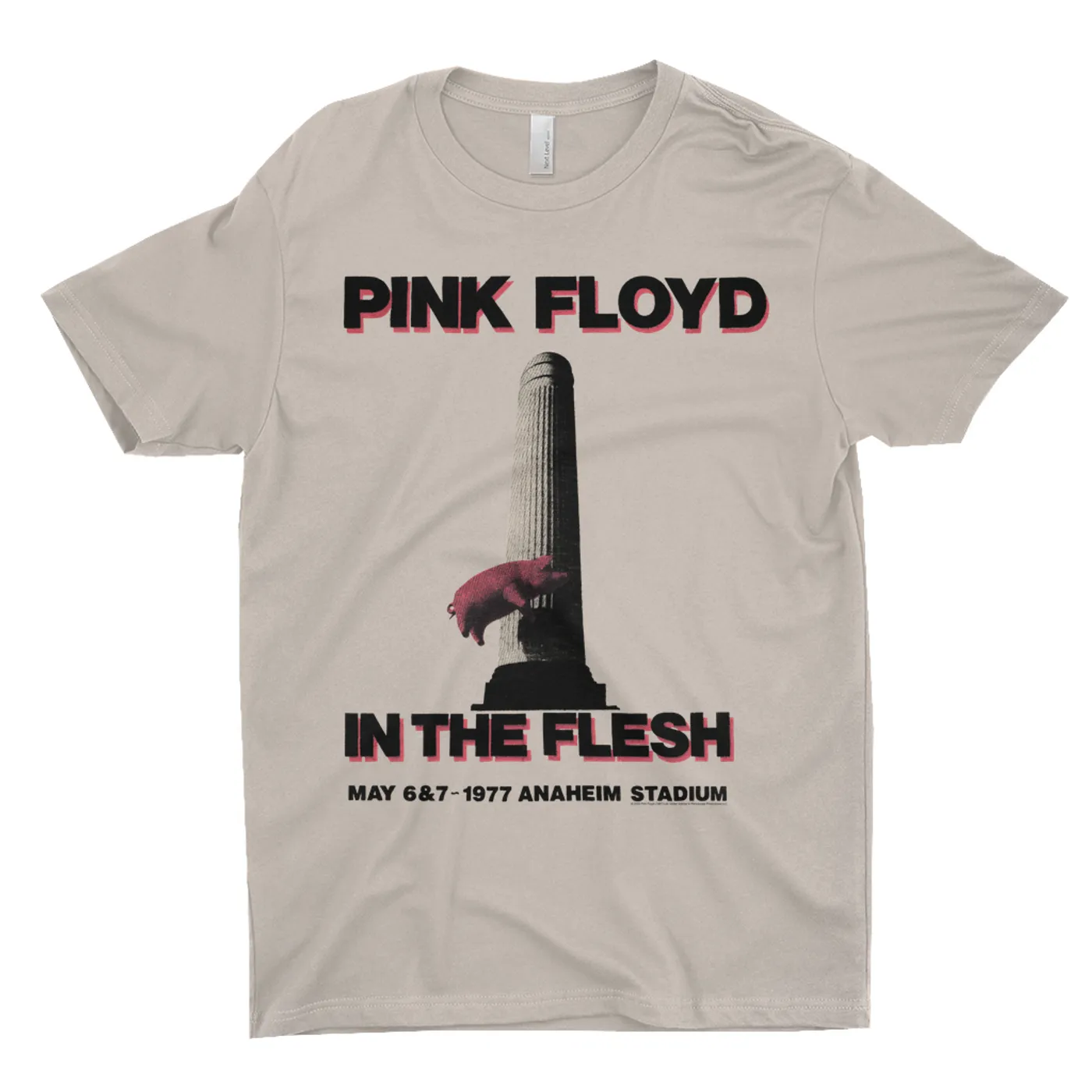 Pink Floyd T-Shirt | In The Flesh 1977 Anaheim Stadium Concert Pink Floyd Shirt