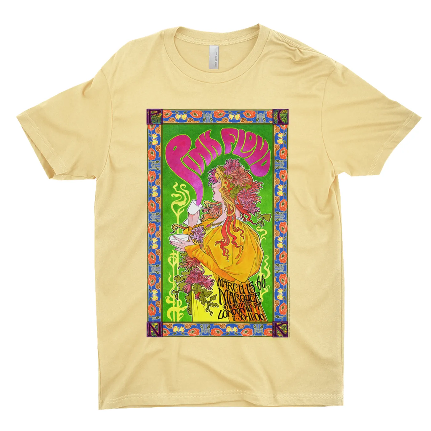 Pink Floyd T-Shirt | 1966 Marquee London Concert Poster Pink Floyd Shirt