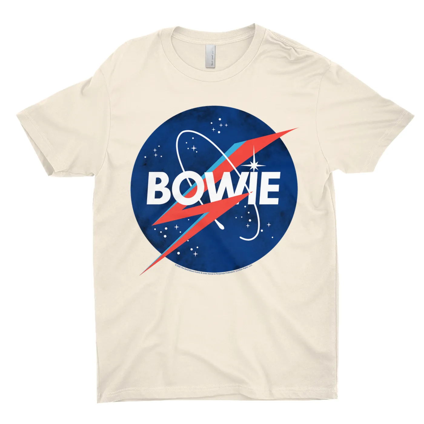 David Bowie T-Shirt | Bowie NASA Inspired Logo David Bowie Shirt