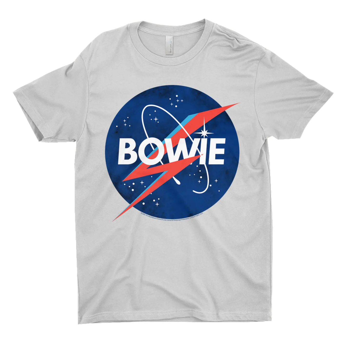 David Bowie T-Shirt | Bowie NASA Inspired Logo David Bowie Shirt