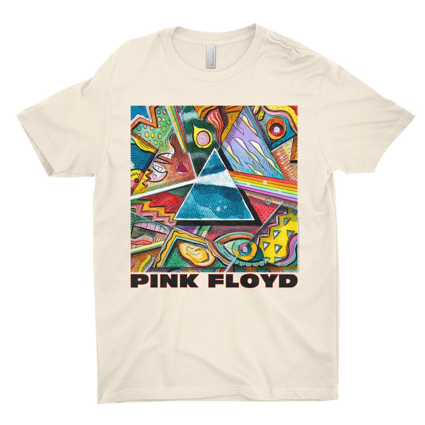 Pink Floyd T-Shirt | Picasso Prism Artwork Pink Floyd Shirt (Merchbar Exclusive)