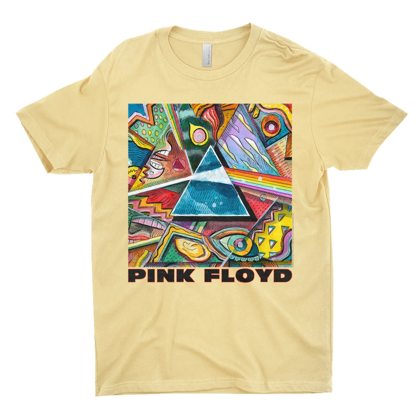 Pink Floyd T-Shirt | Picasso Prism Artwork Pink Floyd Shirt (Merchbar Exclusive)