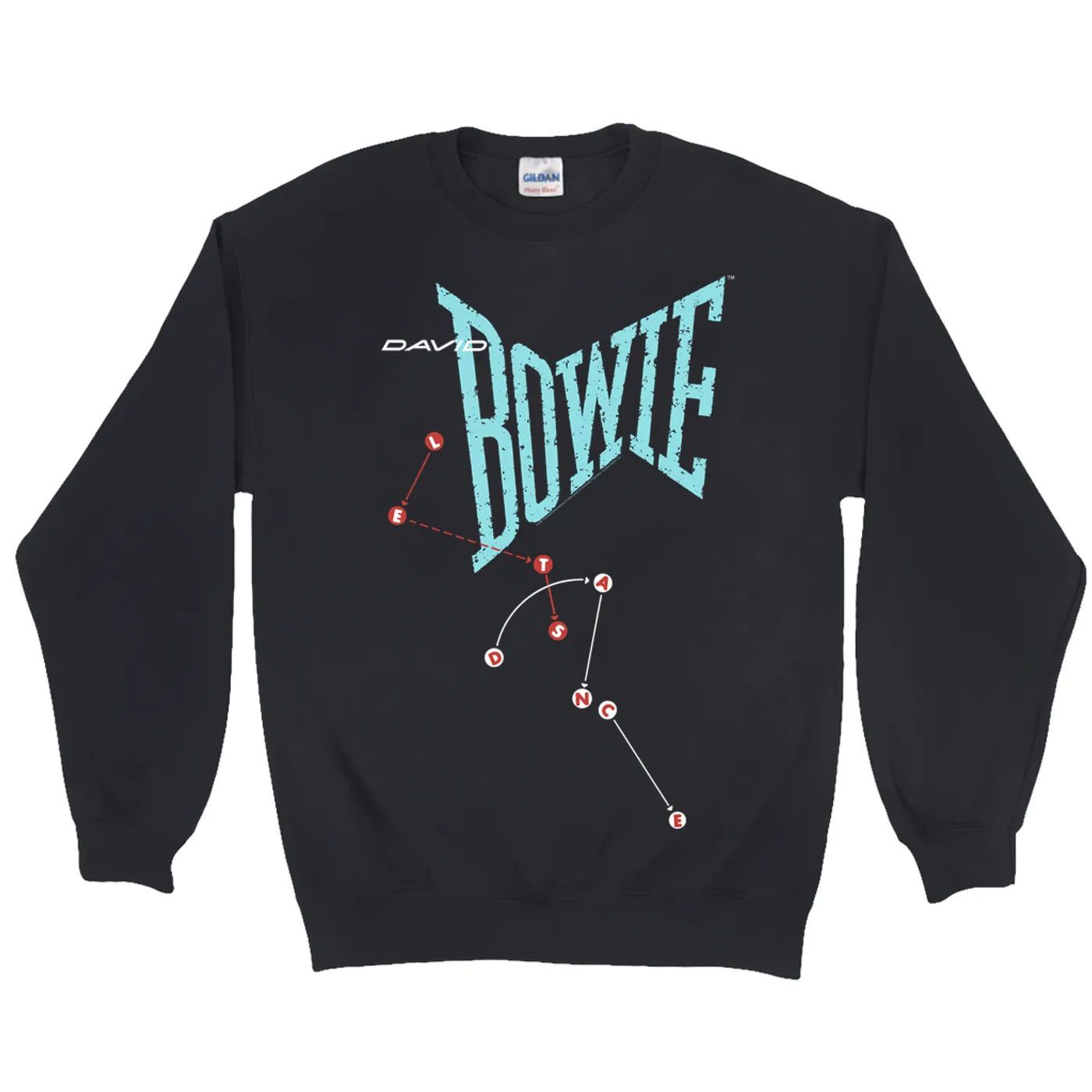 David Bowie Sweatshirt | Let's Dance Logo David Bowie Sweatshirt