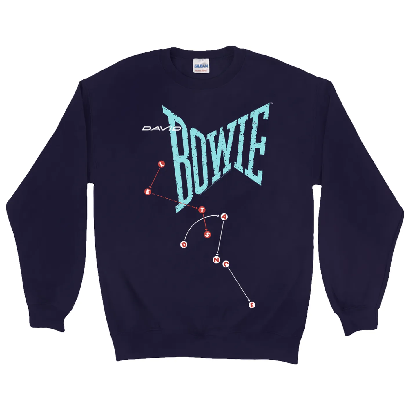 David Bowie Sweatshirt | Let's Dance Logo David Bowie Sweatshirt