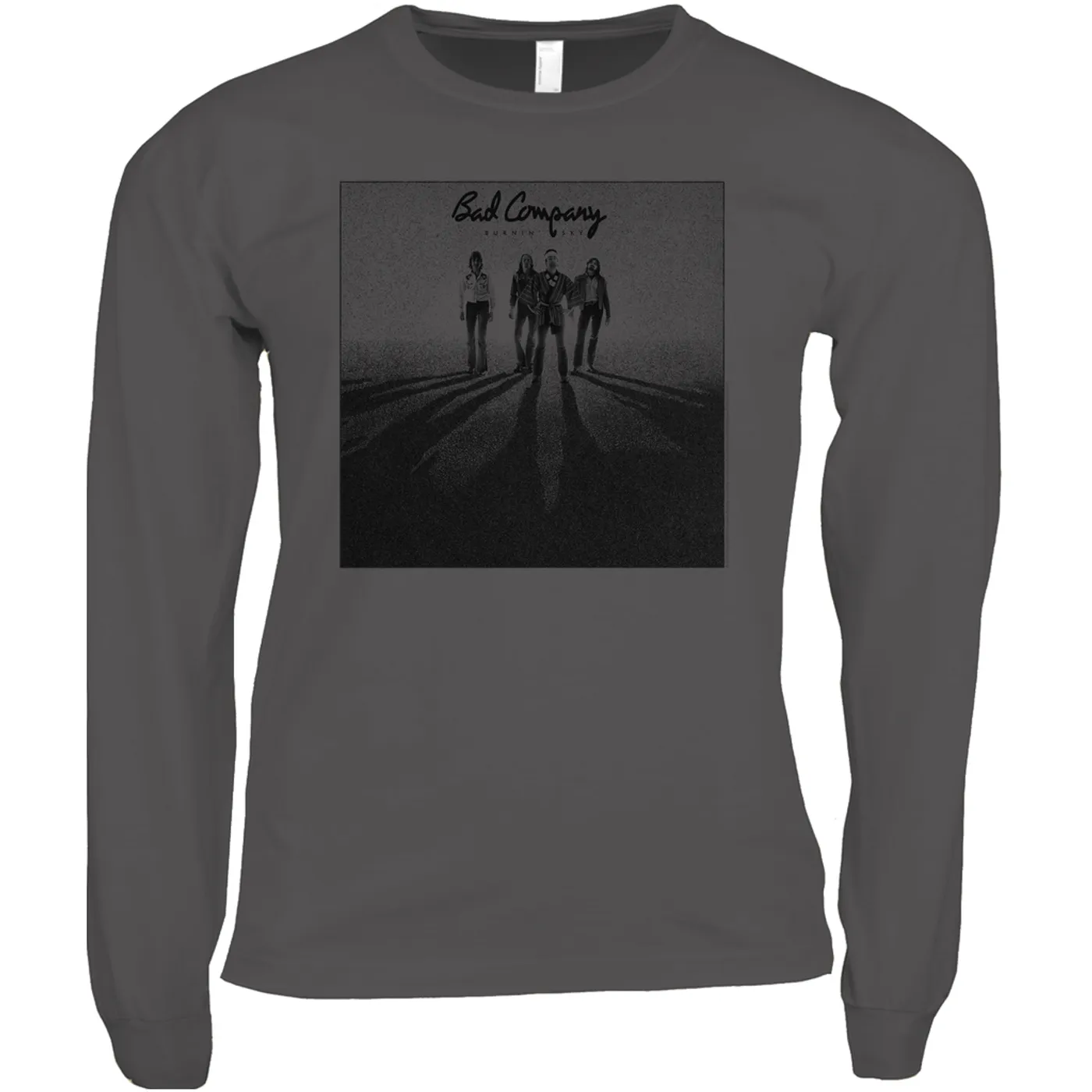 Bad Company Long Sleeve Shirt | Burnin' Sky Album Cover Bad Company Shirt