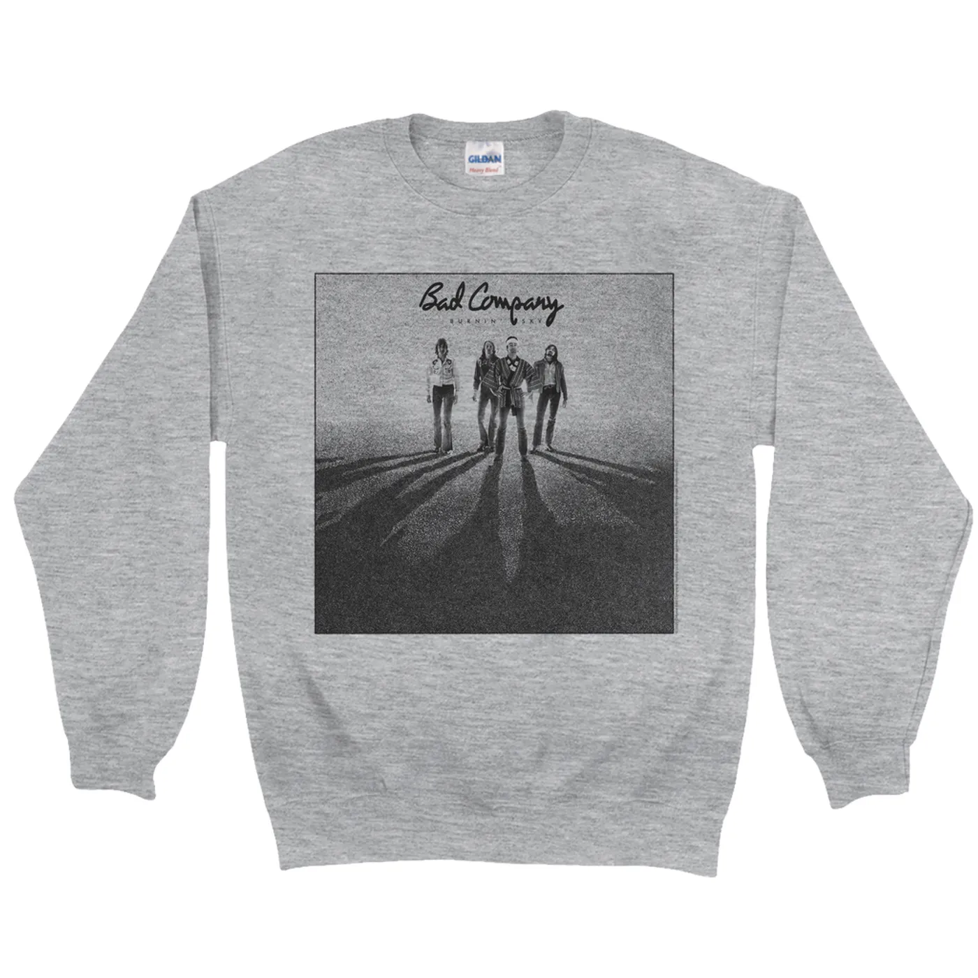 Bad Company Sweatshirt | Burnin' Sky Album Cover Bad Company Sweatshirt