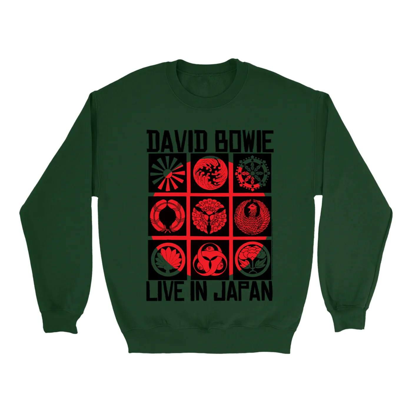 David Bowie Sweatshirt | Live In Japan Concert Poster David Bowie Sweatshirt