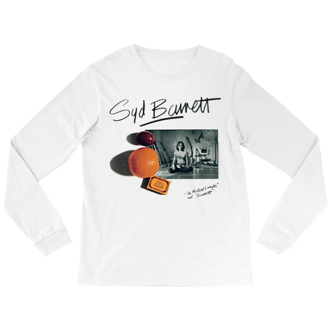 Syd Barrett Long Sleeve Shirt | The Madcap Laughs And Barrett Photo Syd Barrett Shirt (Merchbar Exclusive)