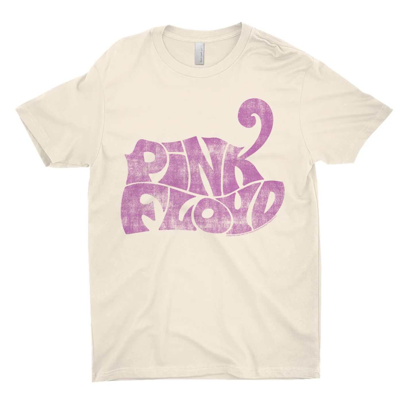 Pink Floyd T-Shirt | Groovy Logo Distressed Pink Pink Floyd Shirt