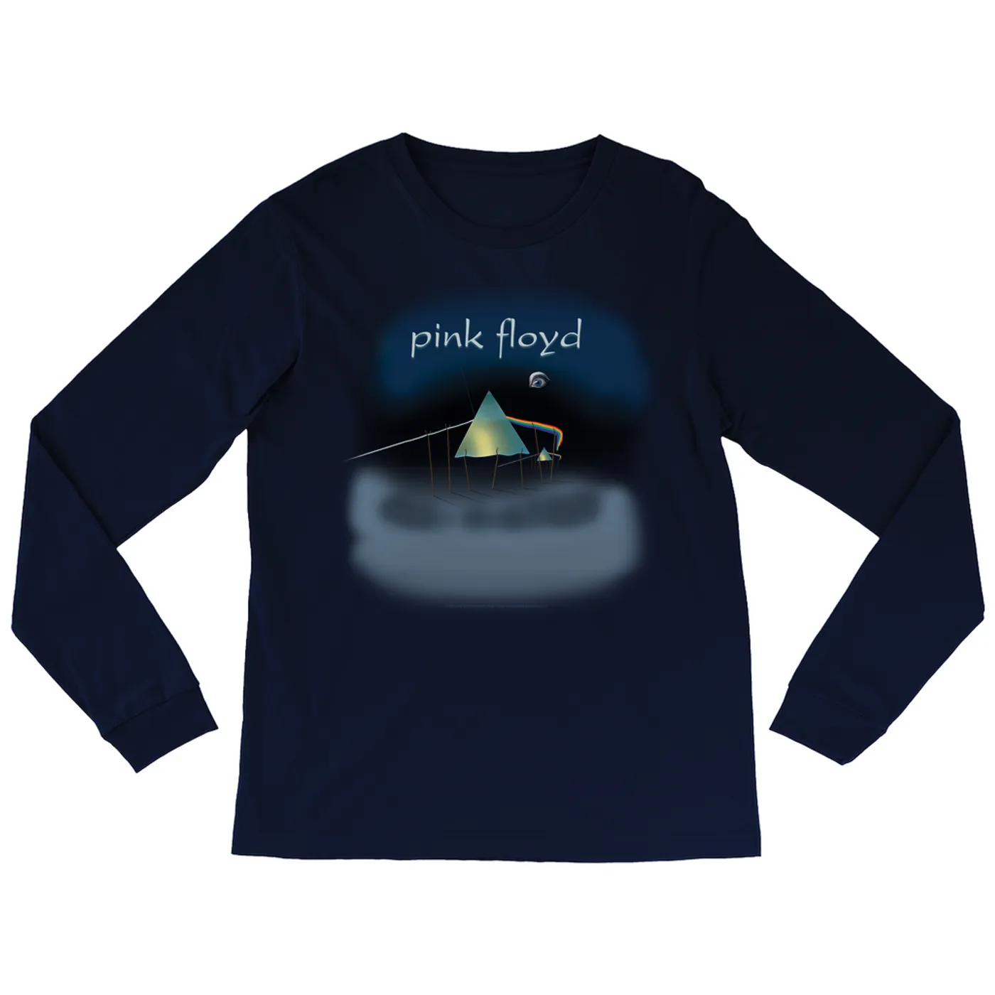 Pink Floyd Long Sleeve Shirt | Dali Collection Prism Art Pink Floyd Shirt (Merchbar Exclusive)