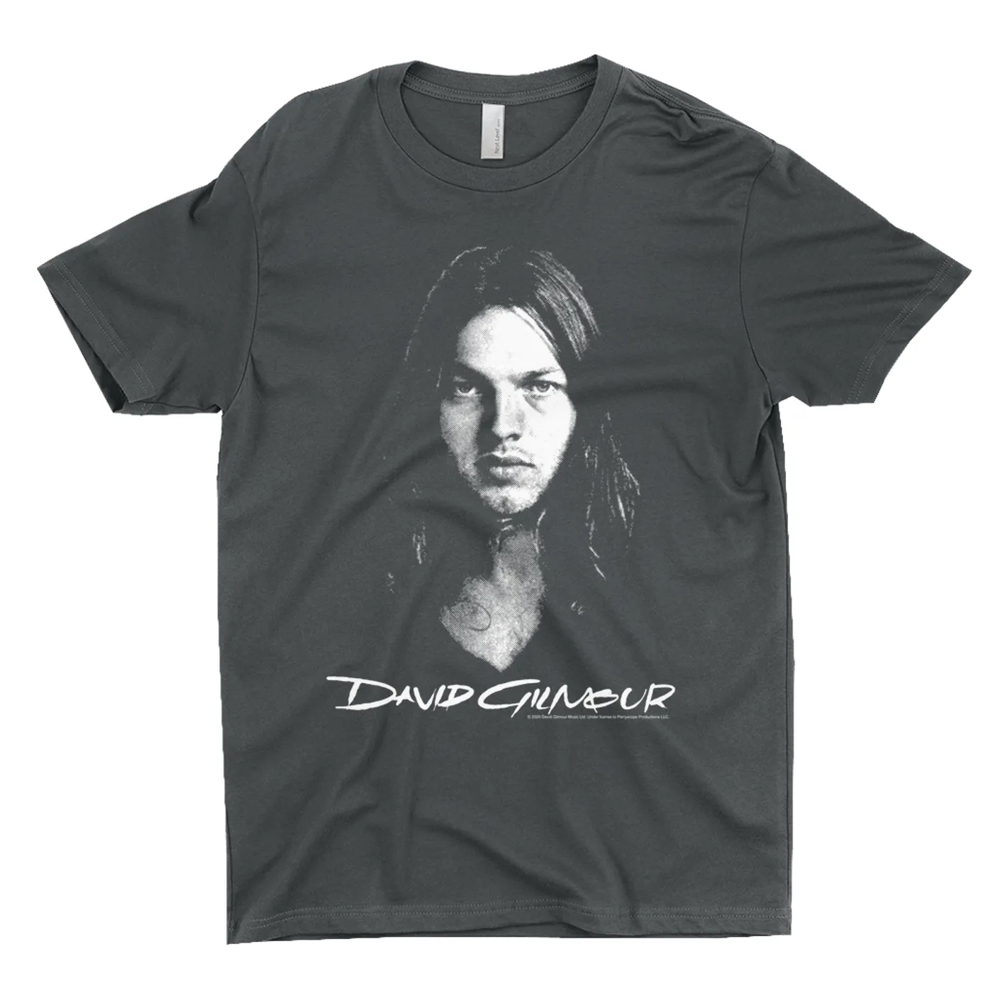 David Gilmour T-Shirt | David Gilmour Portrait And Logo David Gilmour Shirt