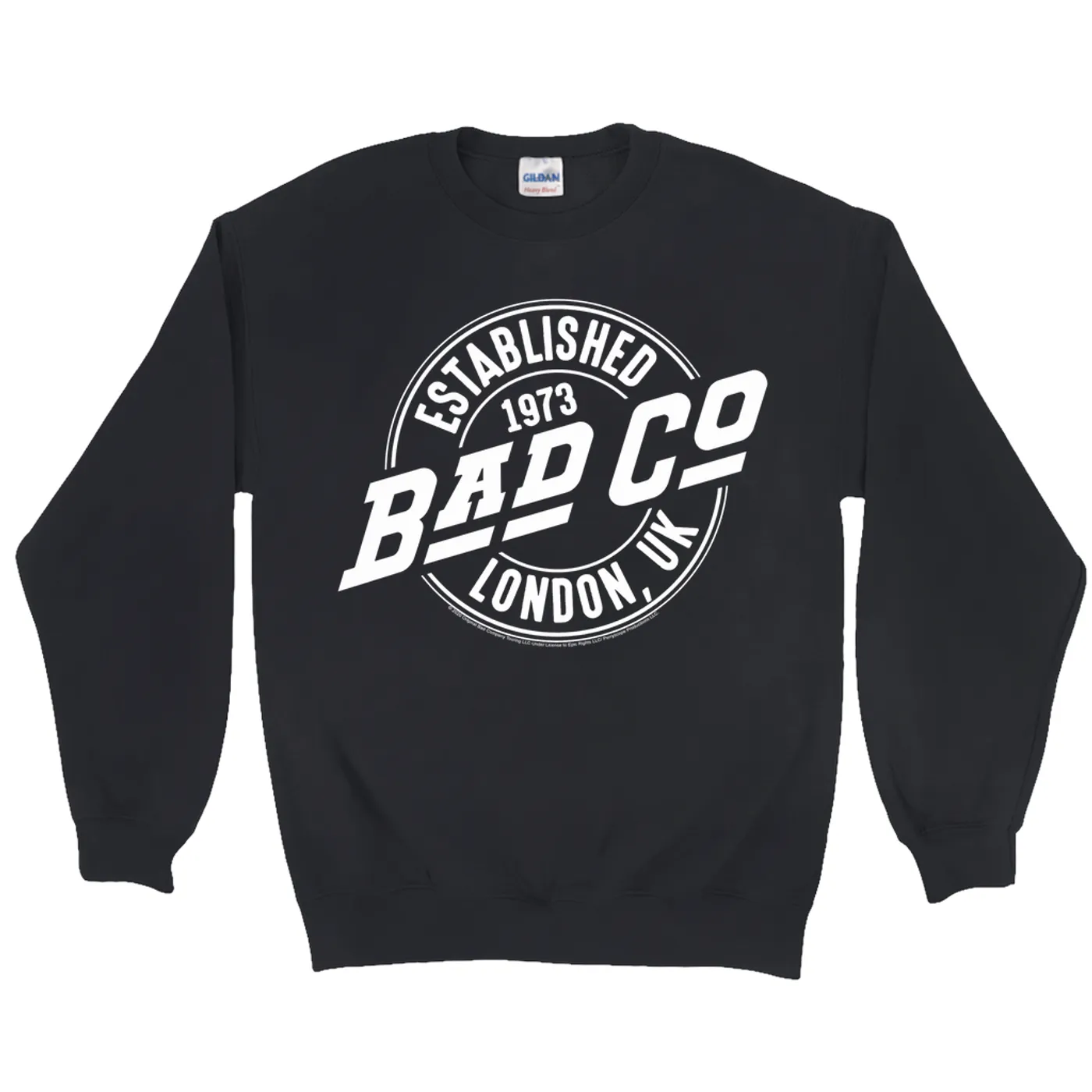 Bad Company Sweatshirt | Established 1973 London UK Logo Bad Company Sweatshirt