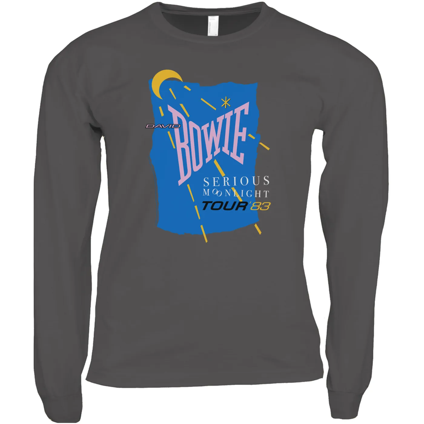 David Bowie Long Sleeve Shirt | Serious Moonlight 1983 Tour David Bowie Shirt