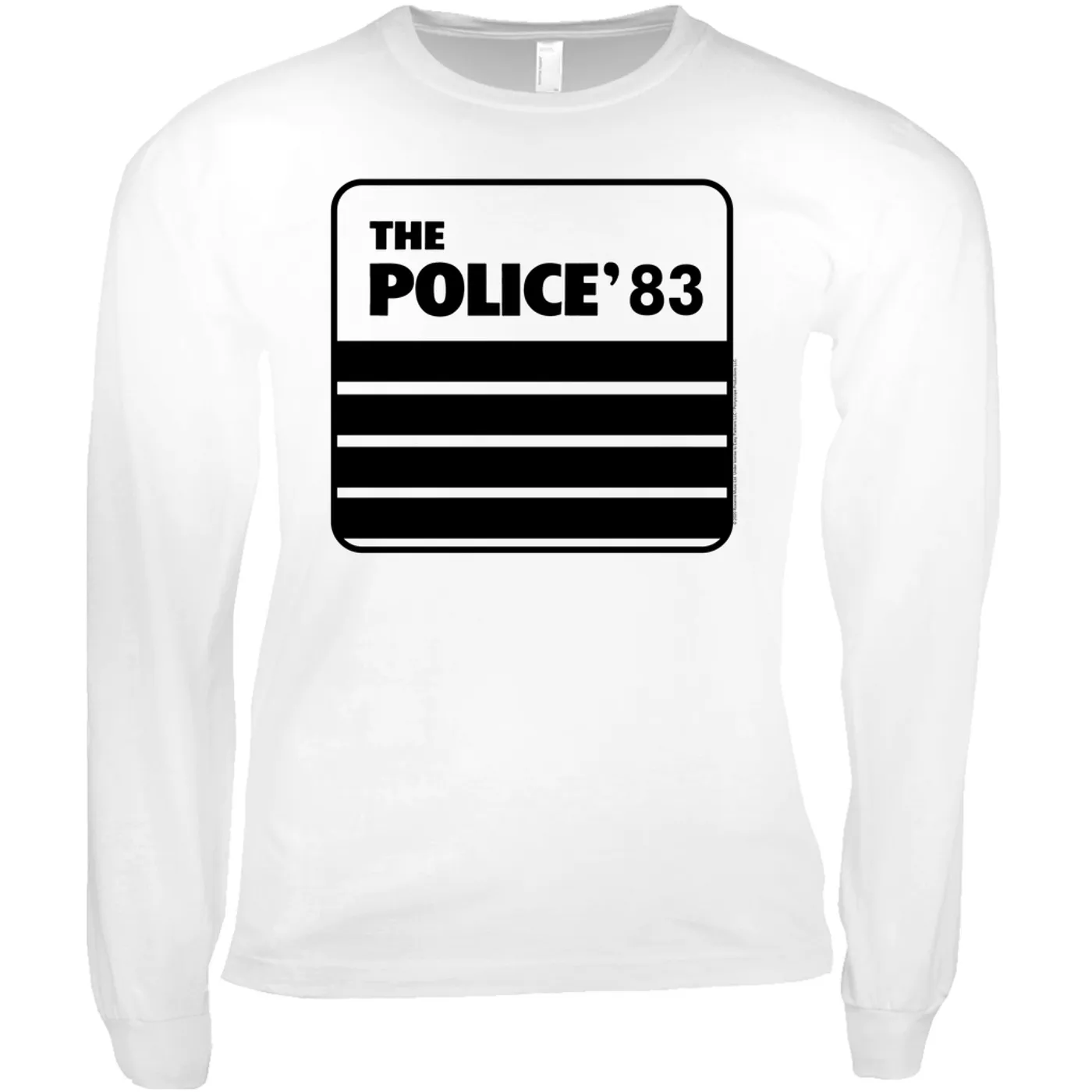 The Police Long Sleeve Shirt | The Police 1983 Concert Tour The Police Shirt