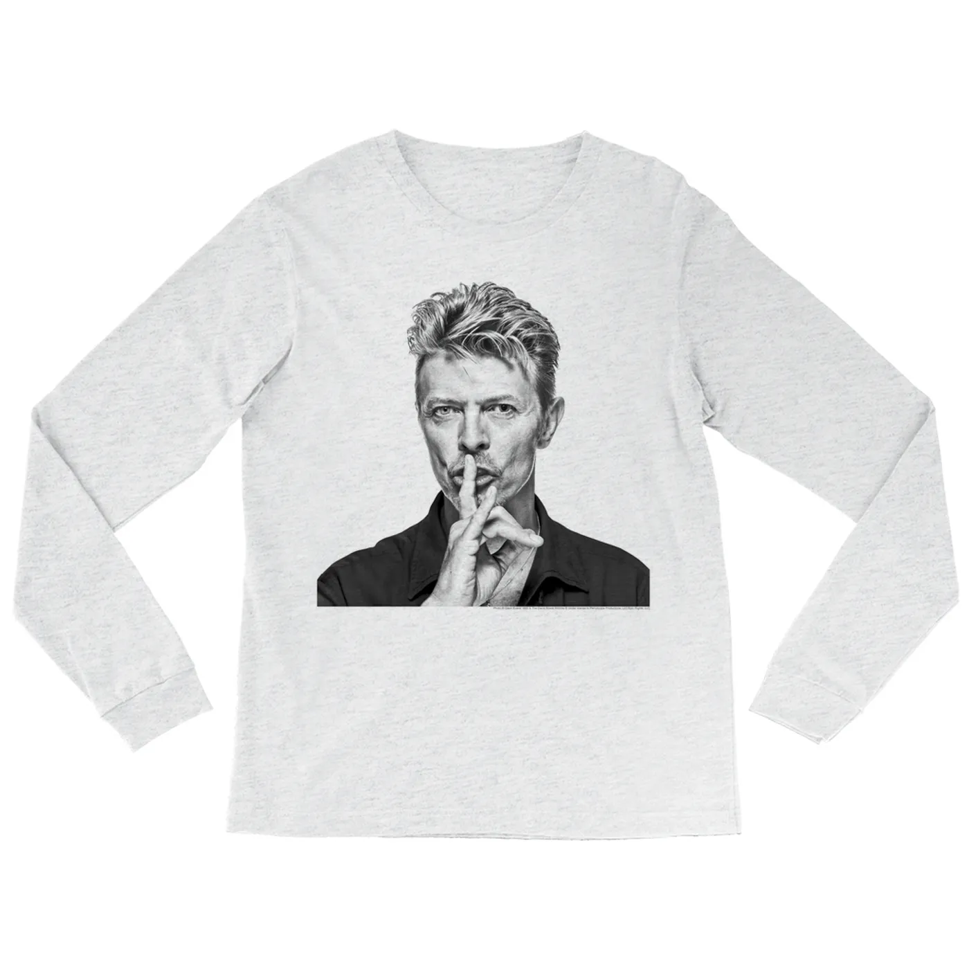 David Bowie Long Sleeve Shirt | Bowie Black And White Photo David Bowie Shirt