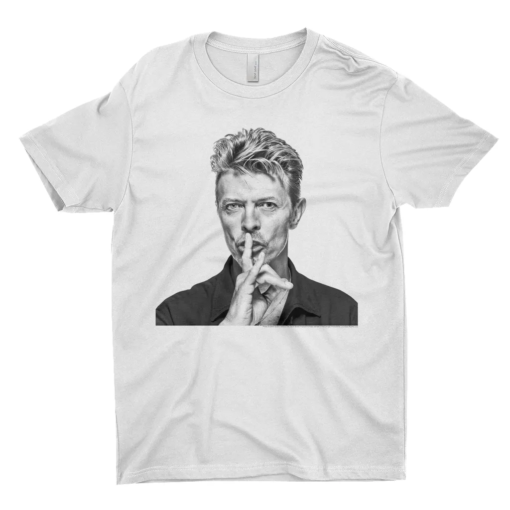 T-Shirt | Bowie Black And White Photo Shirt