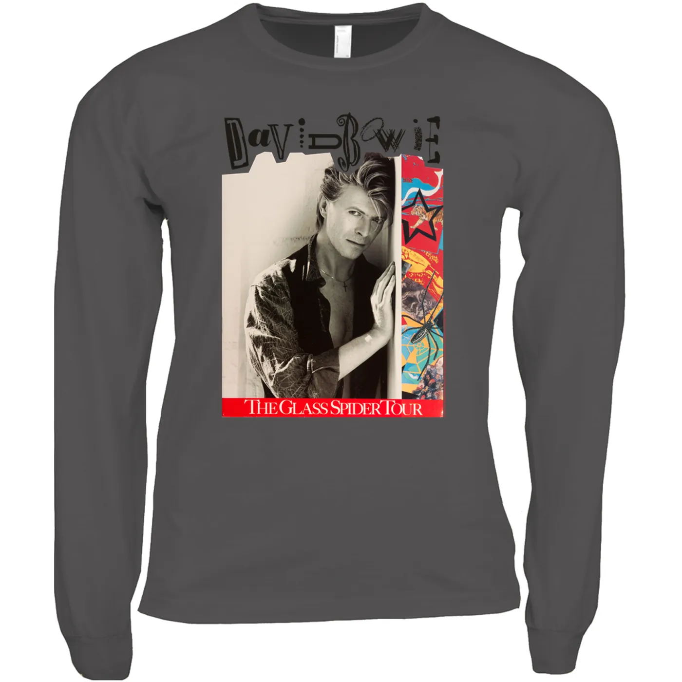 David Bowie Long Sleeve Shirt | The Glass Spider Tour Poster David Bowie Shirt