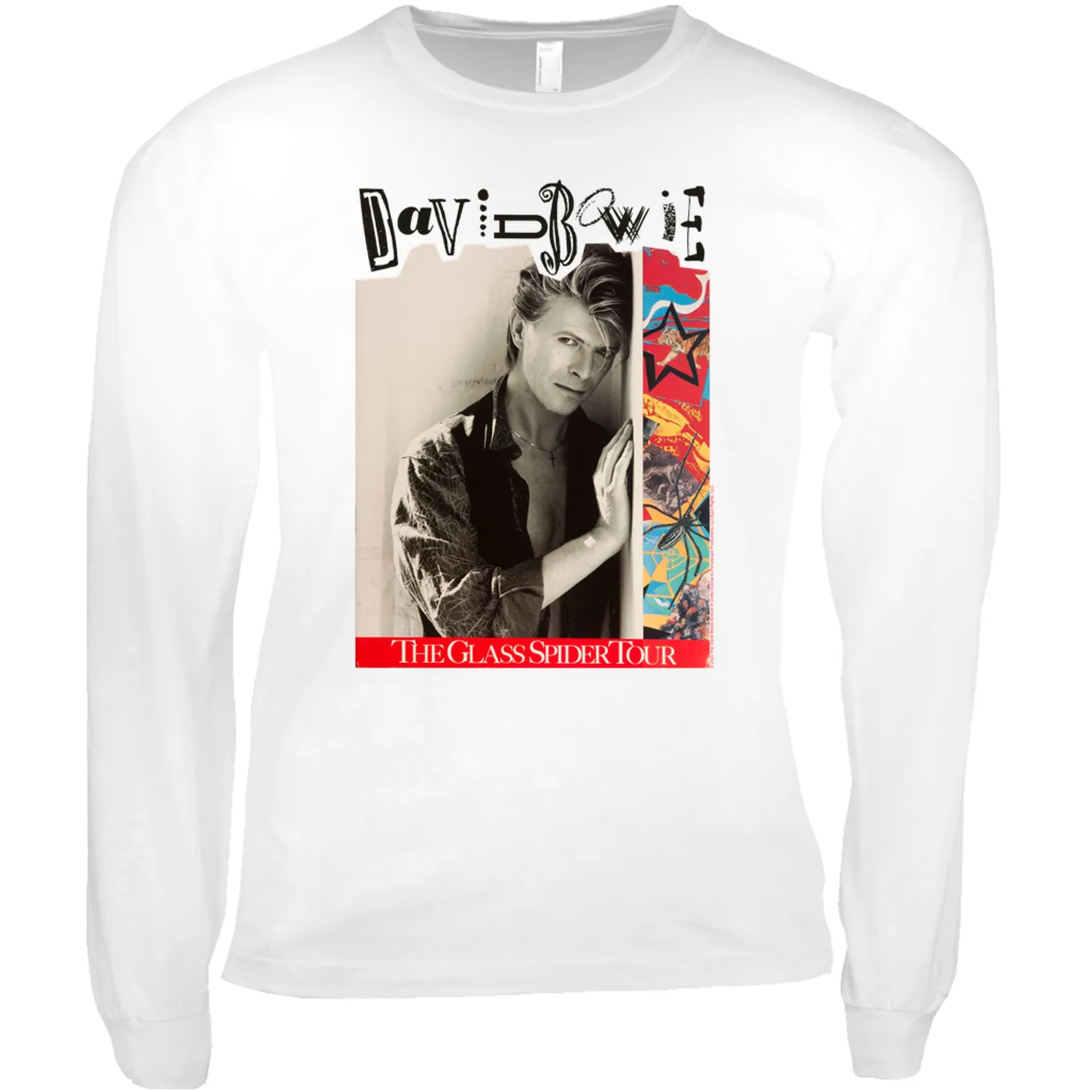 David Bowie Long Sleeve Shirt | The Glass Spider Tour Poster David Bowie Shirt