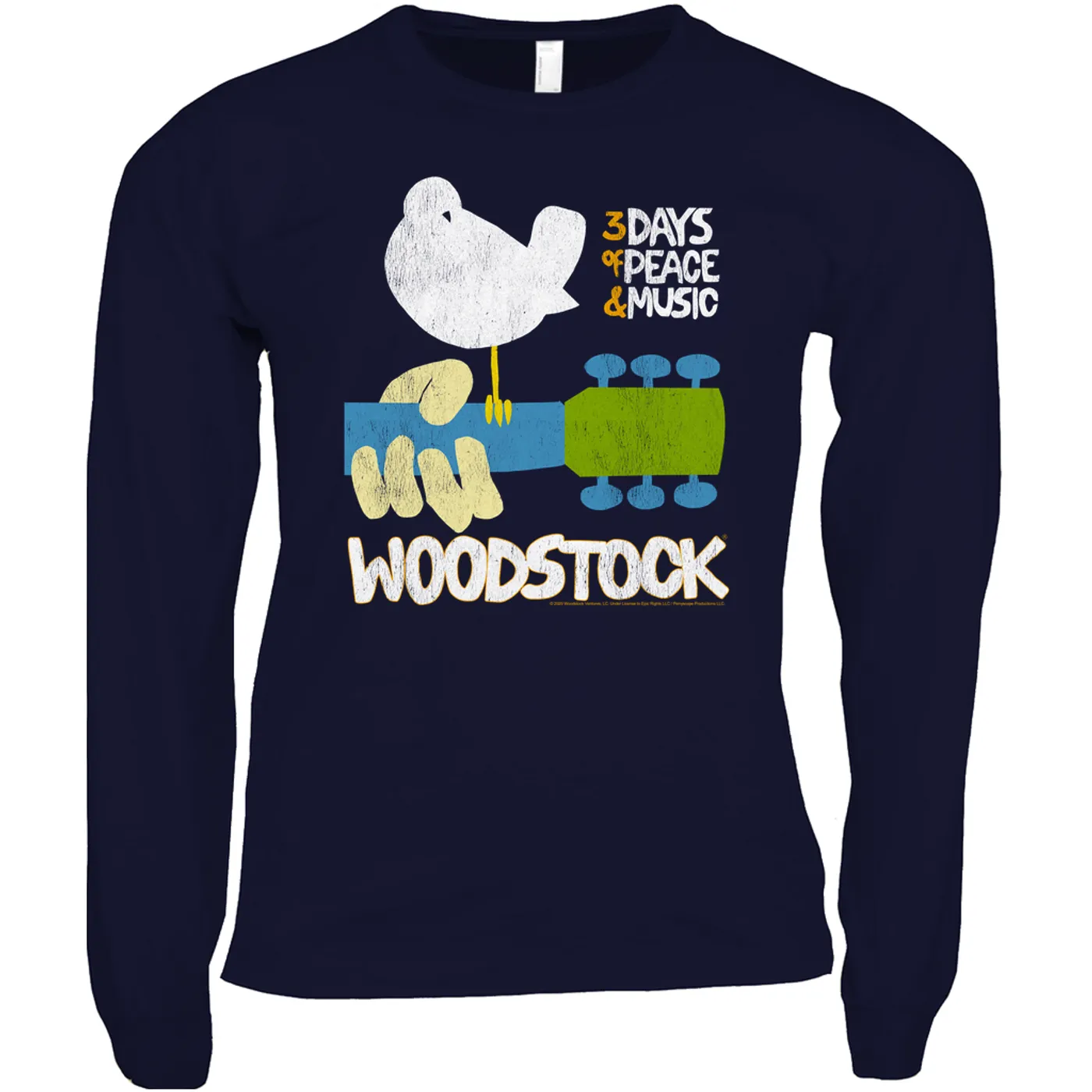 Woodstock Long Sleeve Shirt | 3 Days Of Peace And Music Woodstock Shirt